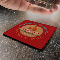 Liverpool Gerrard - Football Coaster - Square Or Circle