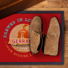 Liverpool Gerrard  - Football Legends - Door Mat -60cm X 40cm