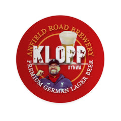 Liverpool Klopp - Football Coaster - Square Or Circle