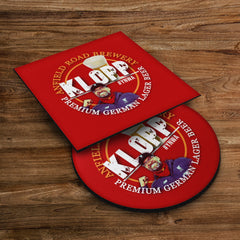 Liverpool Klopp - Football Coaster - Square Or Circle