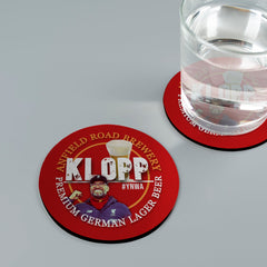 Liverpool Klopp - Football Coaster - Square Or Circle