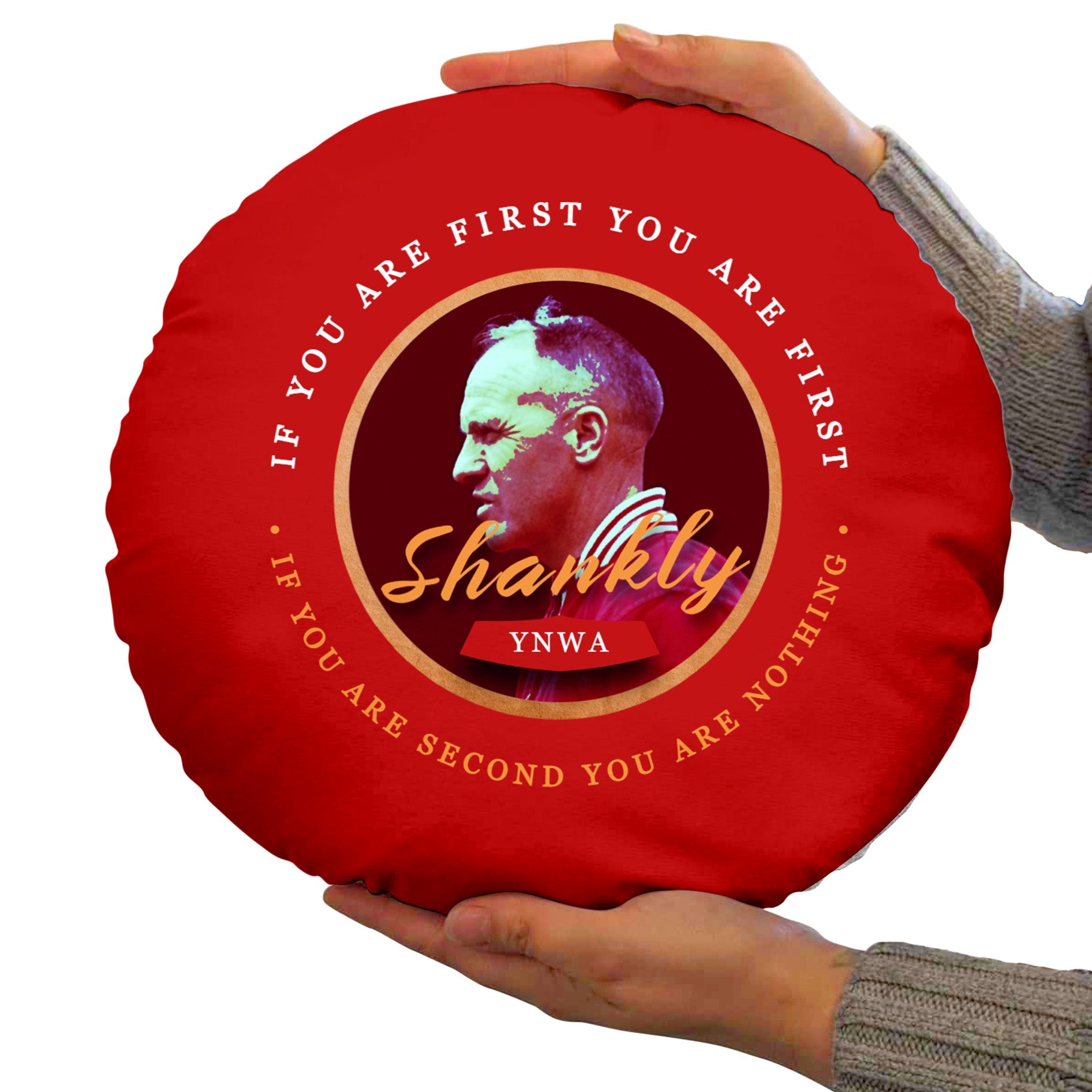 Preston Shankly - Football Legends - Circle Cushion 14inch