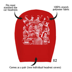 Liverpool Montage - Pack of 2 Car Seat Headrest Covers