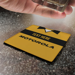 Livingston 2001 Home Shirt - Personalised Drink Coaster - Square Or Circle