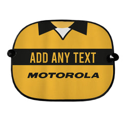 Livingston 2001 Home Shirt - Personalised Retro Football Car Sun Shade - Set of 2