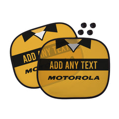 Livingston 2001 Home Shirt - Personalised Retro Football Car Sun Shade - Set of 2