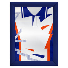 Personalised Luton Retro - 1992 Home Shirt - A4 Metal Sign Plaque - Frame Options Available