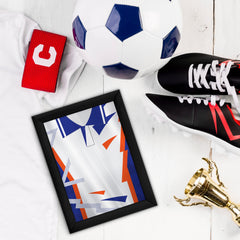 Personalised Luton - 1992 Home Shirt - A4 Metal Sign Plaque