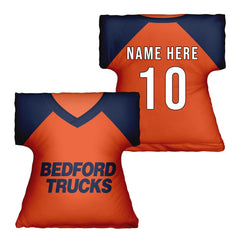 Luton - 1983 Away Shirt - Personalised Retro Shirt Cushion