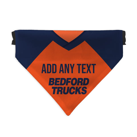 Luton 1983 Away Shirt - Personalised Pet Bandana - 4 Sizes