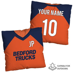 Luton - 1983 Away Shirt - 45cm or 61cm Retro Showerproof Outdoor Cushion