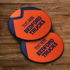 Luton 1983 Away Shirt - Personalised Drink Coaster - Square Or Circle