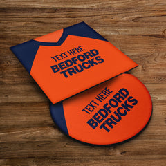 Luton 1983 Away Shirt - Personalised Drink Coaster - Square Or Circle