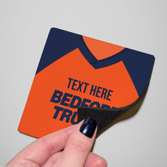 Luton 1983 Away Shirt - Personalised Drink Coaster - Square Or Circle