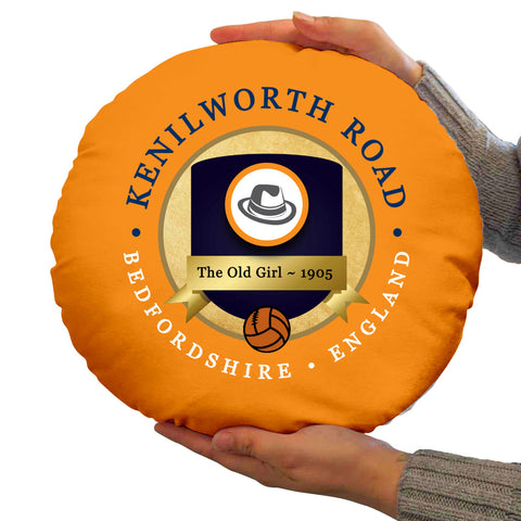 Luton Kenilworth Road - Football Legends - Circle Cushion 14inch