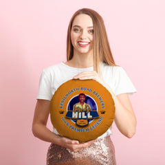 Luton Ricky Hill - Football Legends - Circle Cushion 14inch