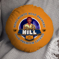 Luton Ricky Hill - Football Legends - Circle Cushion 14inch