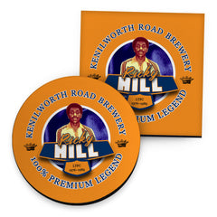 Luton Ricky Hill - Football Coaster - Square Or Circle