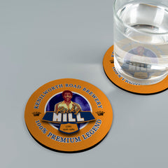 Luton Ricky Hill - Football Coaster - Square Or Circle