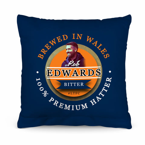 Luton Rob Edwards - Football Legends - Cushion 10inch