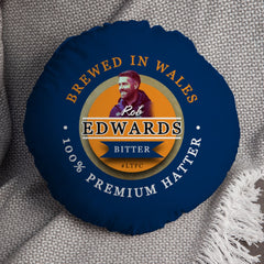 Luton Rob Edwards - Football Legends - Circle Cushion 14inch