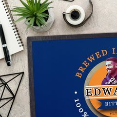 Luton Rob Edwards  - Football Legends - Door Mat -60cm X 40cm