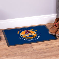 Luton Rob Edwards  - Football Legends - Door Mat -60cm X 40cm