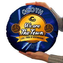 Luton We re the Town - Football Legends - Circle Cushion 14inch