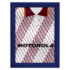 Motherwell 1992 Away Shirt - A4 Personalised Metal Sign Plaque