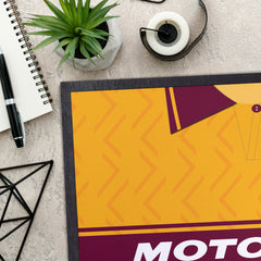 Motherwell 1994 Home Shirt - Personalised Retro Door Mat - 60cm x 40cm