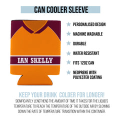 Motherwell 1987 Home Shirt - Personalised Drink Can Cooler