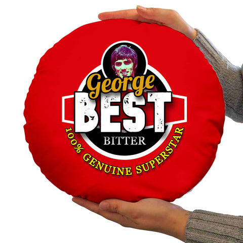 Manchester Red Best - Football Legends - Circle Cushion 14inch