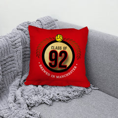 Manchester Red Class of 92 - Football Legends - Cushion 10inch