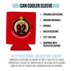 Manchester Red Class of 92 - Football Legends - Can Cooler