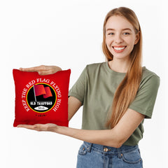 Manchester Red Red Flag - Football Legends - Cushion 10inch
