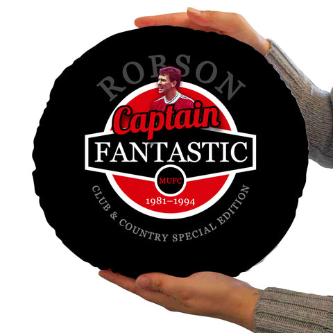 Manchester Red Robson - Football Legends - Circle Cushion 14inch