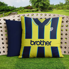 Man City - 1998 Away Shirt - 45cm or 61cm Retro Showerproof Outdoor Cushion