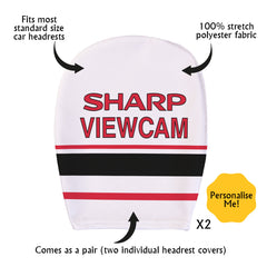 Man United 1999 Away - Retro Football Shirt - Pack of 2 - Car Seat Headrest Covers