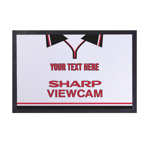 Manchester Red 1999 Away Shirt - Personalised Retro Door Mat - 60cm x 40cm