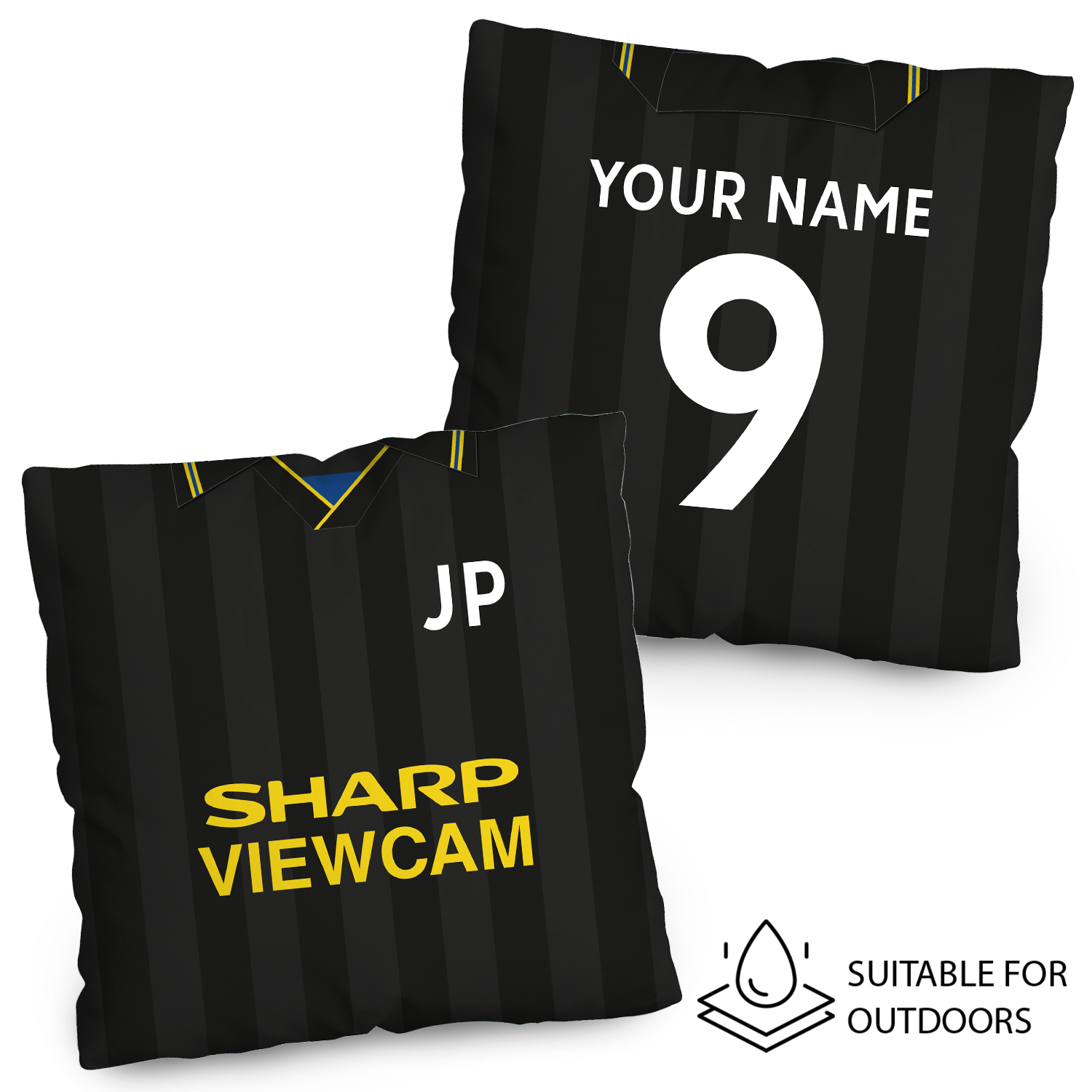 Manchester - 1994 Away Shirt - 45cm or 61cm Retro Showerproof Outdoor Cushion