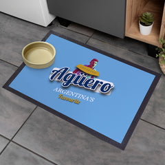 Manchester Blue Aguero  - Football Legends - Door Mat -60cm X 40cm