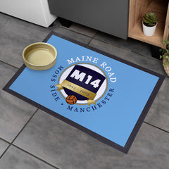 Manchester Blue Maine Road  - Football Legends - Door Mat -60cm X 40cm