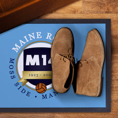 Manchester Blue Maine Road  - Football Legends - Door Mat -60cm X 40cm