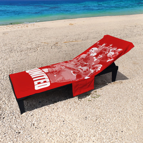 Manchester Red - Player Montage - Sunbed Towel