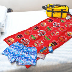 Middlesbrough - Football Legends - Microfibre Beach Towel - 150cm x 75cm