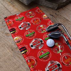 Middlesbrough - Football Legends - Retro Lightweight, Microfibre Golf Towel