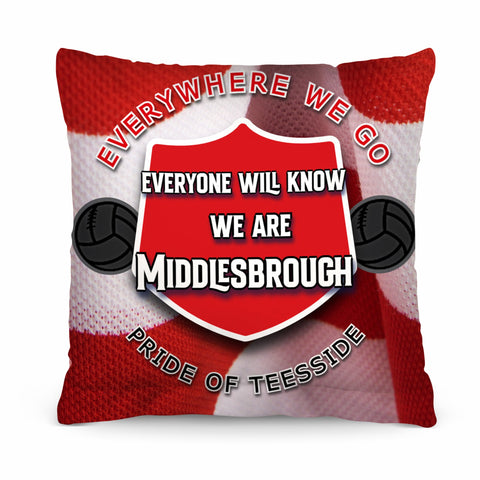 Middlesbrough Everywhere - Football Legends - Cushion 10inch