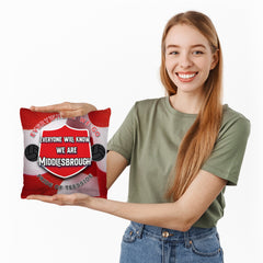 Middlesbrough Everywhere - Football Legends - Cushion 10inch