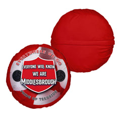 Middlesbrough Everywhere - Football Legends - Circle Cushion 14inch