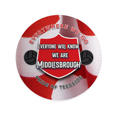 Middlesbrough Everywhere - Football Coaster - Square Or Circle